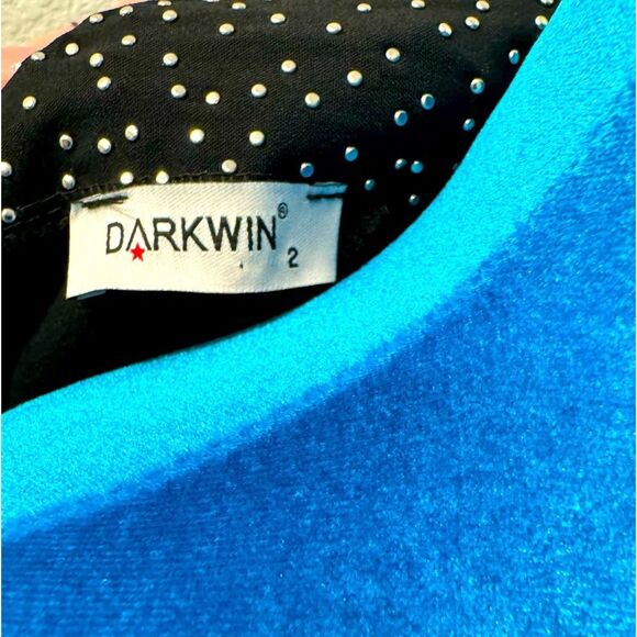 Elegant Black Dress with Pearl Accents DARKWIN made in Turkey - Picture 8 of 8